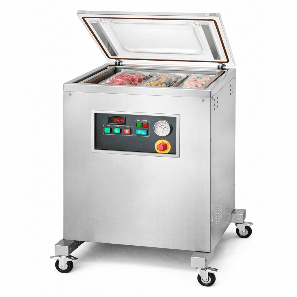 Vacuum packing machines for food packaging and product preservation